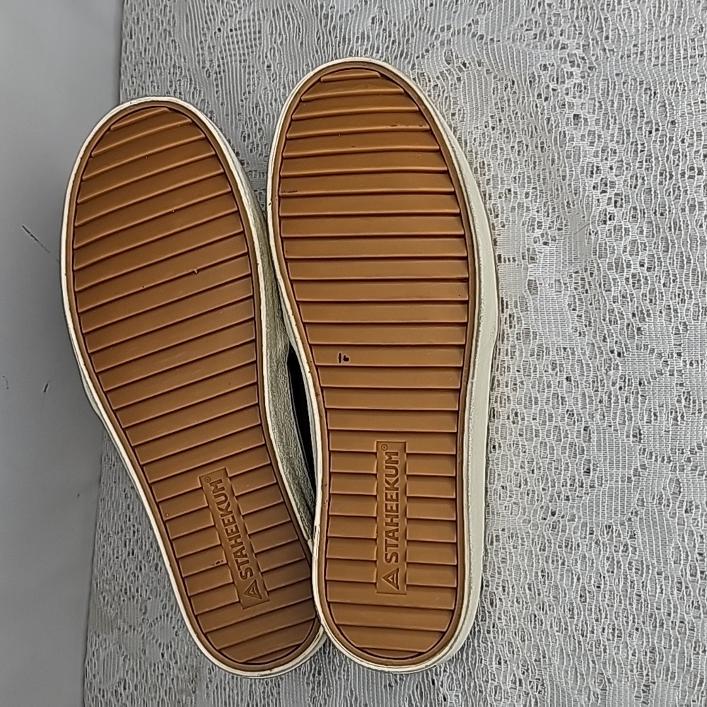 NWT Staheekum Cozy Camp Mule black slip on suede memory foam furry shoes sz 10 - Picture 7 of 7